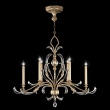 Fine Art Handcrafted Lighting 739240ST - Beveled Arcs 44"W Oblong Chandelier